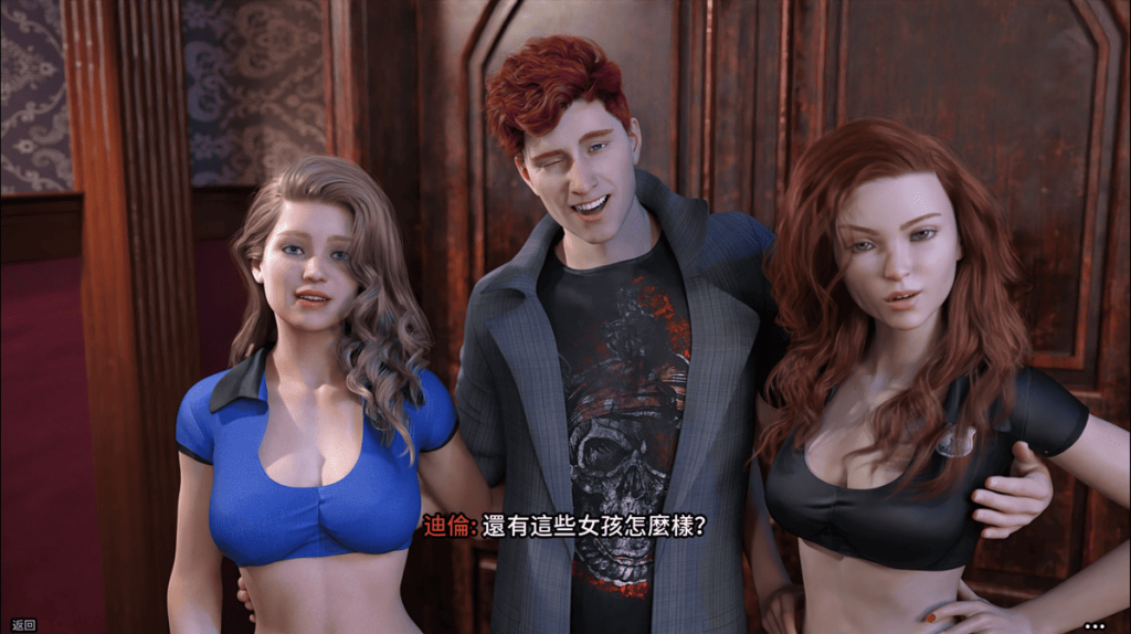 透过迪伦(Dylan)的介绍，认识了安琪拉(Angela)和德维拉(Devilla)