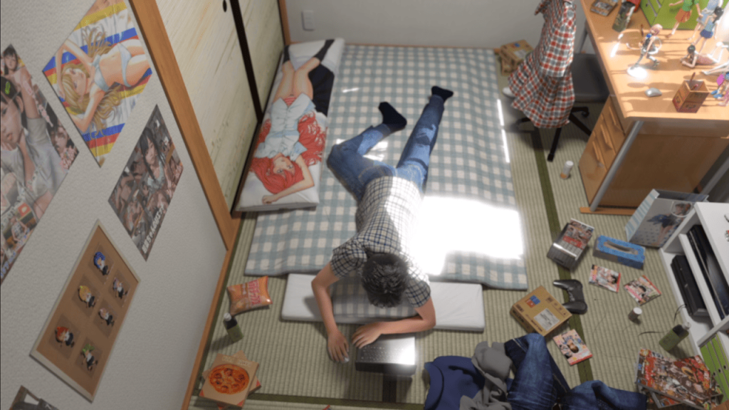 尼特族的主角和他的房间